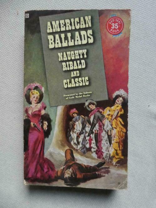 "American Ballads naughty ribald and classic" 1952 (RED SEAL, Antiquités & Art, Antiquités | Livres & Manuscrits, Enlèvement ou Envoi