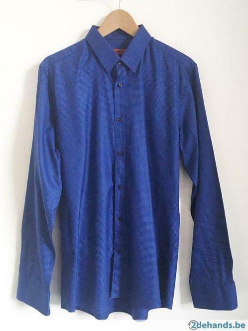 hemd HUGO (Boss) - maat 40 - nieuw!, Kleding | Heren, T-shirts, Nieuw, Maat 46 (S) of kleiner, Blauw, Ophalen of Verzenden