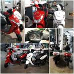 peugeot kisbee  nieuwe scooter rood en in het wit  euro 5
