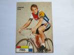 wielerkaart 1986 team la vie claire  greg lemond  signe, Comme neuf, Envoi