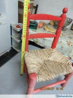 Chaise de poupée rouge, avec siège en osier 20 cm., Enlèvement, Utilisé