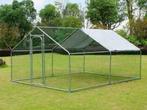 Poulailler 12m² 4x3x2m parc chatière volière XL enclos poule, Animaux & Accessoires, Envoi, Neuf, Poulailler