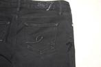 Zwarte dames jeans 'Seven 7' met pailletten zijkant, M: 27