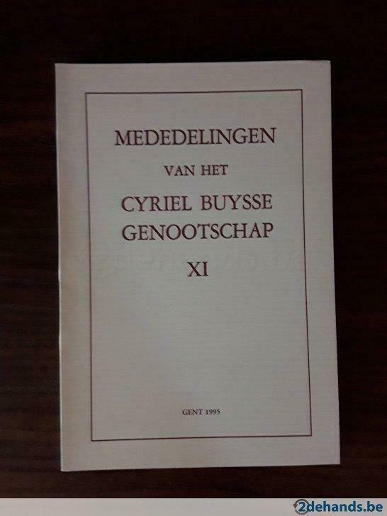 Mededelingen van het Cyriel Buysse Genootschap XI, Boeken, Tijdschriften en Kranten, Nieuw, Overige typen, Ophalen of Verzenden