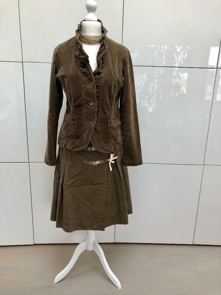 Kaki overslagrok Just in case - maat 40, Kleding | Dames, Rokken, Gedragen, Maat 38/40 (M), Verzenden