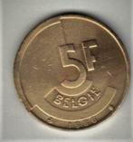 Belgisch muntstuk 5 fr 1986  vlaams, België, Losse munt, Verzenden