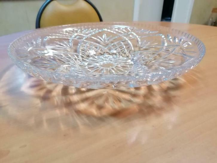 Vintage Crystal D'Arques Luminarc Schaal, Huis en Inrichting, Woonaccessoires | Schalen en Manden, Zo goed als nieuw, Schaal, Rond