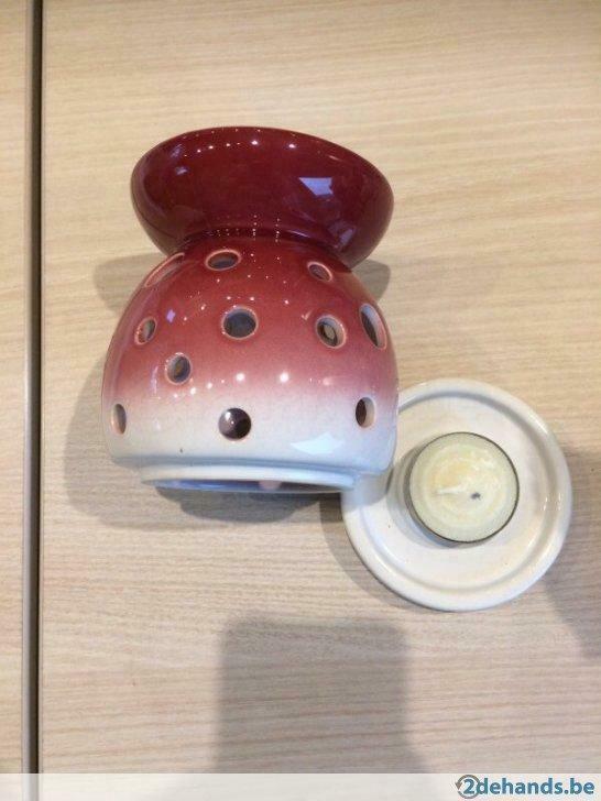 Geurpotje bordeaux - NIEUW, Antiek en Kunst, Curiosa en Brocante, Ophalen of Verzenden