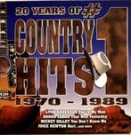 20 years of # 1 country hits 1970-1989 (CD), CD & DVD, CD | Compilations, Comme neuf, Country et Western, Enlèvement ou Envoi