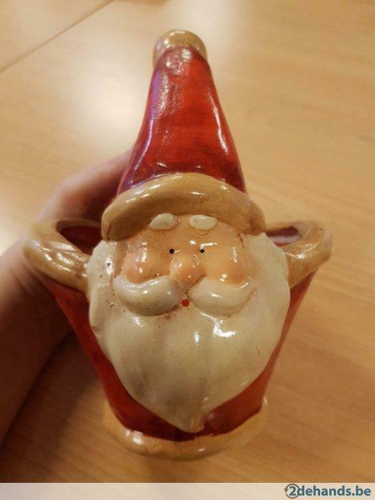 decoratiepotjes kerstman steen, Huis en Inrichting, Woonaccessoires | Overige, Nieuw, Ophalen of Verzenden