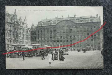 Postkaart 19/8/1902 ? Brussel, Grand Place, Bruxelles België