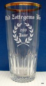 Bier brouwerij glas Zottegems Oud 200jaar Crombé, Ophalen of Verzenden, Zo goed als nieuw, Bierglas
