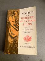 Livre « Mémoires de la marquise de la tour du pin », Utilisé, Enlèvement ou Envoi