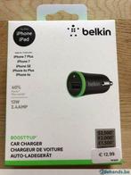 Belkin Car Charger - Boost up - 12V / 2,4A nieuw, Enlèvement ou Envoi, Neuf