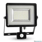 Projecteur LED 30W plat avec détecteur IP65, Nieuw, Led, Ophalen of Verzenden