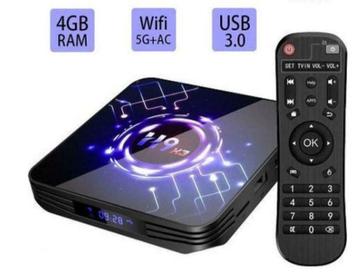 Android tv box Android 11.0  / 4K / Mediaplayer voor Tv, Audio, Tv en Foto, Mediaspelers, Ophalen of Verzenden, Nieuw, USB 2, Minder dan 500 GB