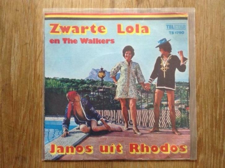 single zwarte lola en the walkers, Cd's en Dvd's, Vinyl Singles, Single, Nederlandstalig, 7 inch, Ophalen of Verzenden