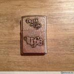 mooie aansteker zippo DEATH OF LIFE, Briquet, Utilisé