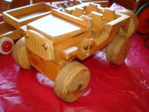 Verschillende stukken oud houten speelgoed, Antiquités & Art, Antiquités | Jouets, Enlèvement ou Envoi
