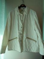 Veste cardigan matelassée femme blanche taille 46, Buretti casual, Porté, Taille 46/48 (XL) ou plus grande, Enlèvement ou Envoi