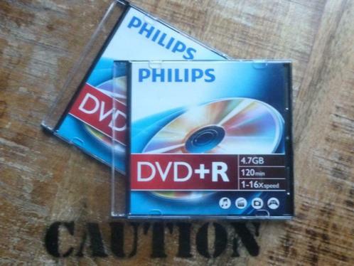 Lot DVD +R PHILIPS Disc 4.7GB 120 Min 1-16Xspeed Vierge NEUF, Computers en Software, Beschrijfbare discs, Nieuw, Dvd, Ophalen of Verzenden