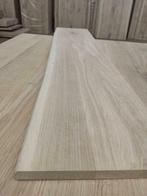 Massief Eiken boomstam blad 100x42x2 cm plank A-kwaliteit, Nieuw, Ophalen