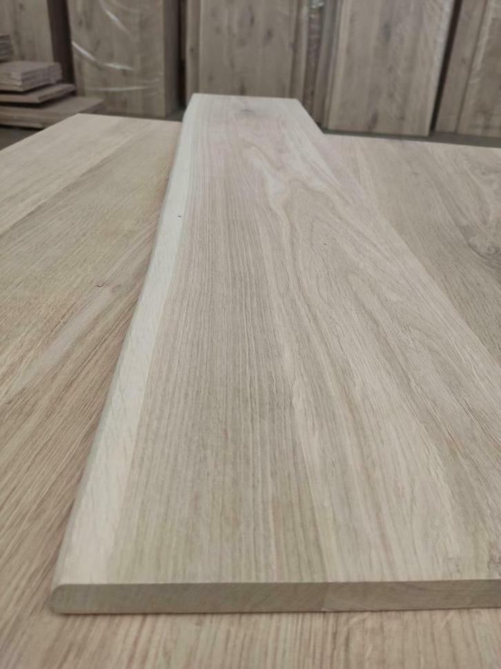 Massief Eiken boomstam blad 100x42x2 cm plank A-kwaliteit, Huis en Inrichting, Woonaccessoires | Wandplanken en Boekenplanken