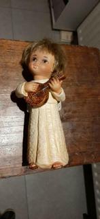 Vintage Beeldje meisje met gitaar ! MOOI ,Teracotta, Antiek en Kunst, Antiek | Speelgoed, Ophalen of Verzenden