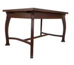 table bovy en chêne serrurier art déco antique