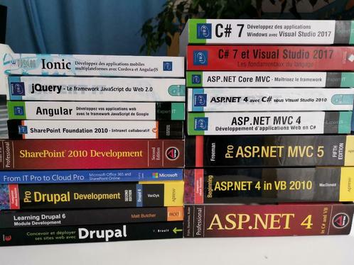 Computerboeken ASP.Net,Web,Drupal,JQuery,C#,SharePoint,DB, Boeken, Informatica en Computer, Zo goed als nieuw, Internet of Webdesign