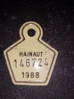 Sticker vélo Hainaut 1988, Enlèvement ou Envoi, Comme neuf