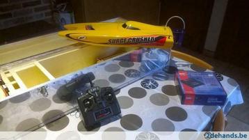 Hype Surge Crusher RC boot in alu koffer, Enlèvement, Utilisé