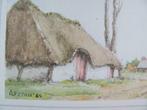 Tekening Albert Peten MOLSE SCHOOL, Ophalen of Verzenden