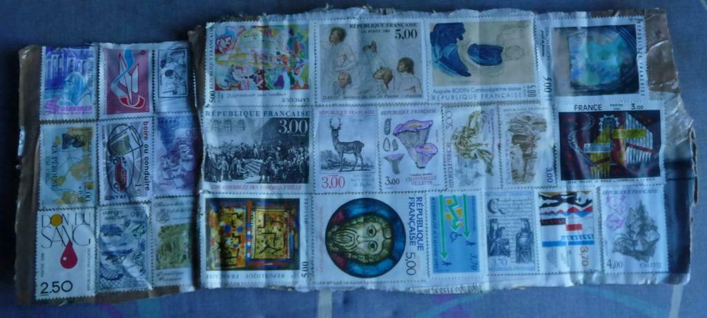 Timbres République Française, Enlèvement ou Envoi, Oblitéré