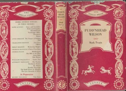 Puddn'head Wilson par Mark Twain, Livres, Littérature, Utilisé, Amérique, Envoi