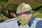 §  ardoise decorative bouquet peint main, Antiek en Kunst, Ophalen of Verzenden