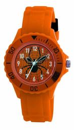 tikkers spinnnenweb uurwerk in oranje met rubber armband, Handtassen en Accessoires, Horloges | Kinderen, Nieuw, Jongen, Oranje