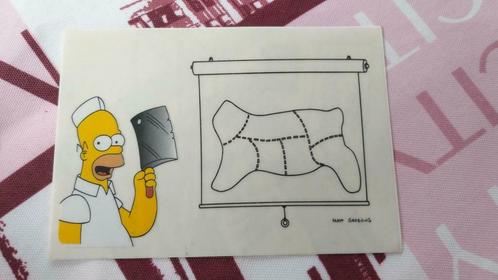 Sticker Panini Les Simpsons - n100 - Homer - 1999, Verzamelen, Stickers, Nieuw, Film, Tv of Omroep, Ophalen of Verzenden