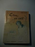 Livre Elise en exil Arthur Masson + feuille information 1955, Belgique, Enlèvement, Utilisé