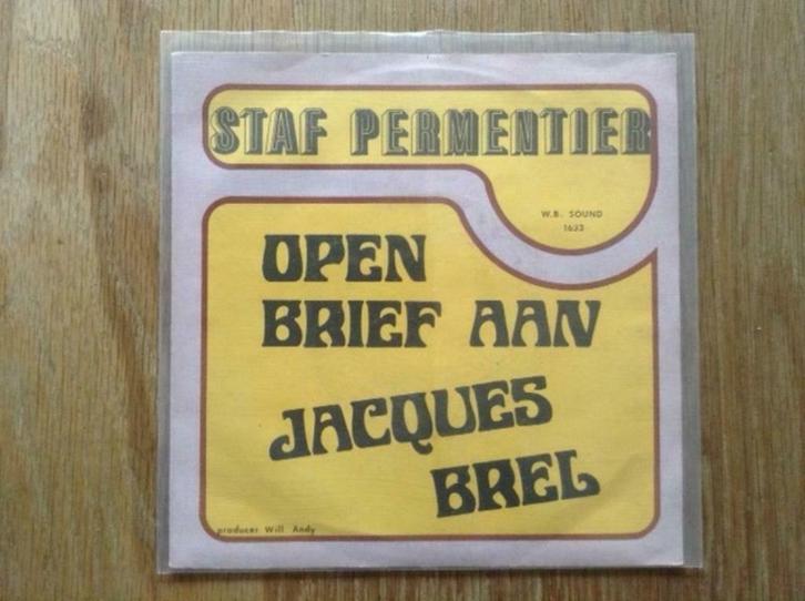 single staf permentier, Cd's en Dvd's, Vinyl Singles, Single, Nederlandstalig, 7 inch, Ophalen of Verzenden