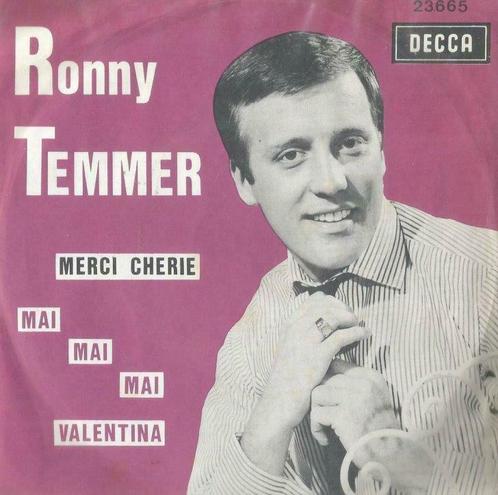Ronny Temmer – Merci Cherie / Mai mai mai Valentina - Single, CD & DVD, Vinyles | Néerlandophone, Enlèvement ou Envoi