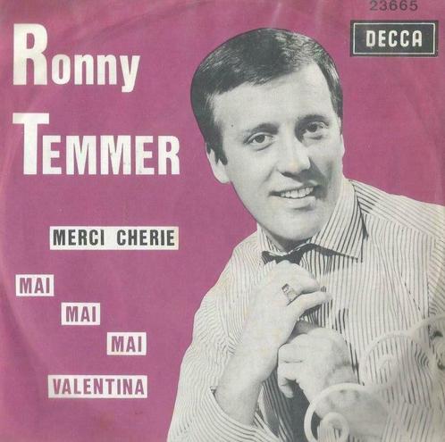 Ronny Temmer – Merci Cherie / Mai mai mai Valentina - Single, Cd's en Dvd's, Vinyl | Nederlandstalig, Gebruikt, Ophalen of Verzenden