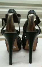372A * Buffalo - blauw en zilver leren sandalen (38), Kleding | Dames, Schoenen, Pumps, Overige kleuren, Verzenden, Nieuw