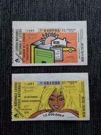 Loterie nationale 1974 - 2 tickets vintage, Collections, Enlèvement ou Envoi