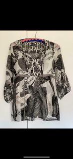 Doorzichtige blouse met print (Vero Moda) - maat S, Ophalen of Verzenden, Zo goed als nieuw, Maat 36 (S), Vero Moda
