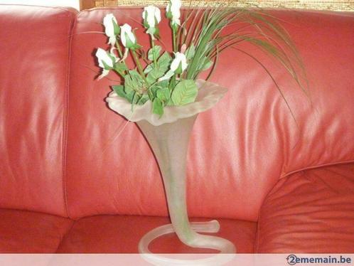 VASE en pâte de verre,design,unique soufflé à la bouche!!, Huis en Inrichting, Woonaccessoires | Vazen, Nieuw