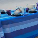 Katoenen tafellinnen; tafelkleed, tafelloper, placemats, Verzenden, Nieuw, Blauw, Tafelkleed of Tafelzeil