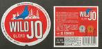 Étiquette de bière Wild Jo Brasserie De Koninck (2i7), Autres marques, Autres types, Utilisé, Enlèvement ou Envoi