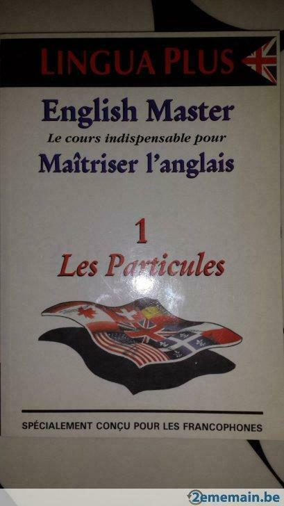 cours anglais les particules english master, Boeken, Studieboeken en Cursussen, Nieuw