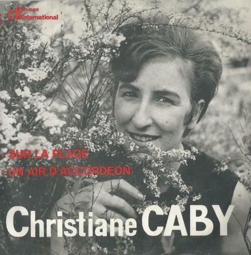 Christiane Caby – Sur la plage / Un air d’accordeon - Single, CD & DVD, Vinyles Singles, Single, En néerlandais, 7 pouces, Enlèvement ou Envoi